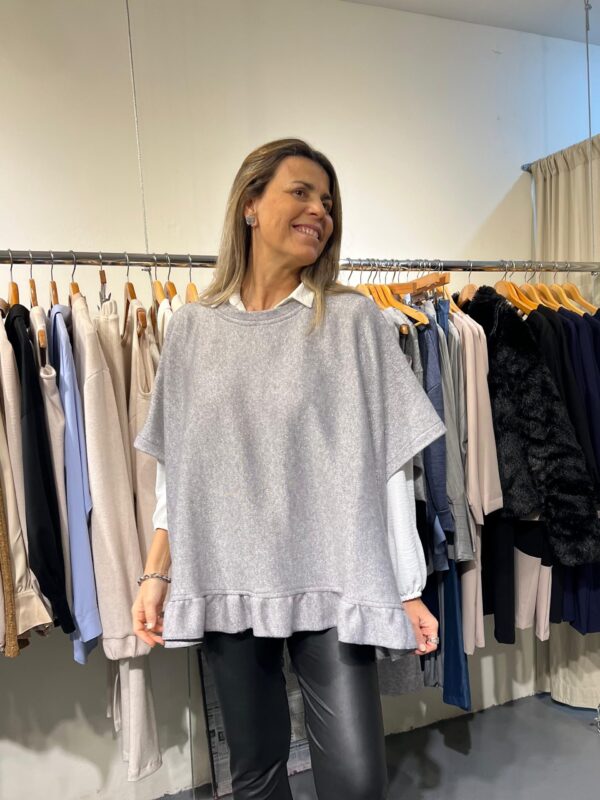 Poncho de lurex Carola